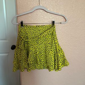 Animal print skirt